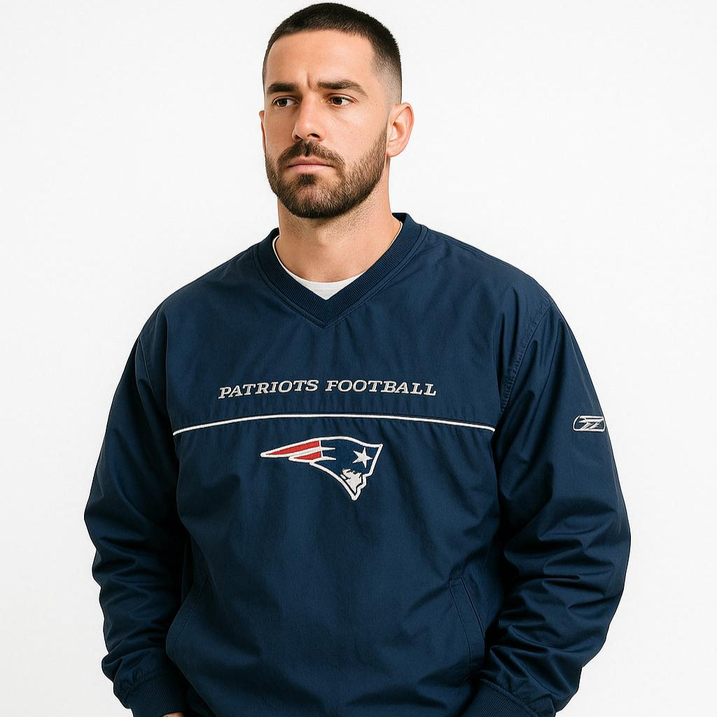 New England Patriots NFL Pullover Windbreaker Jacket