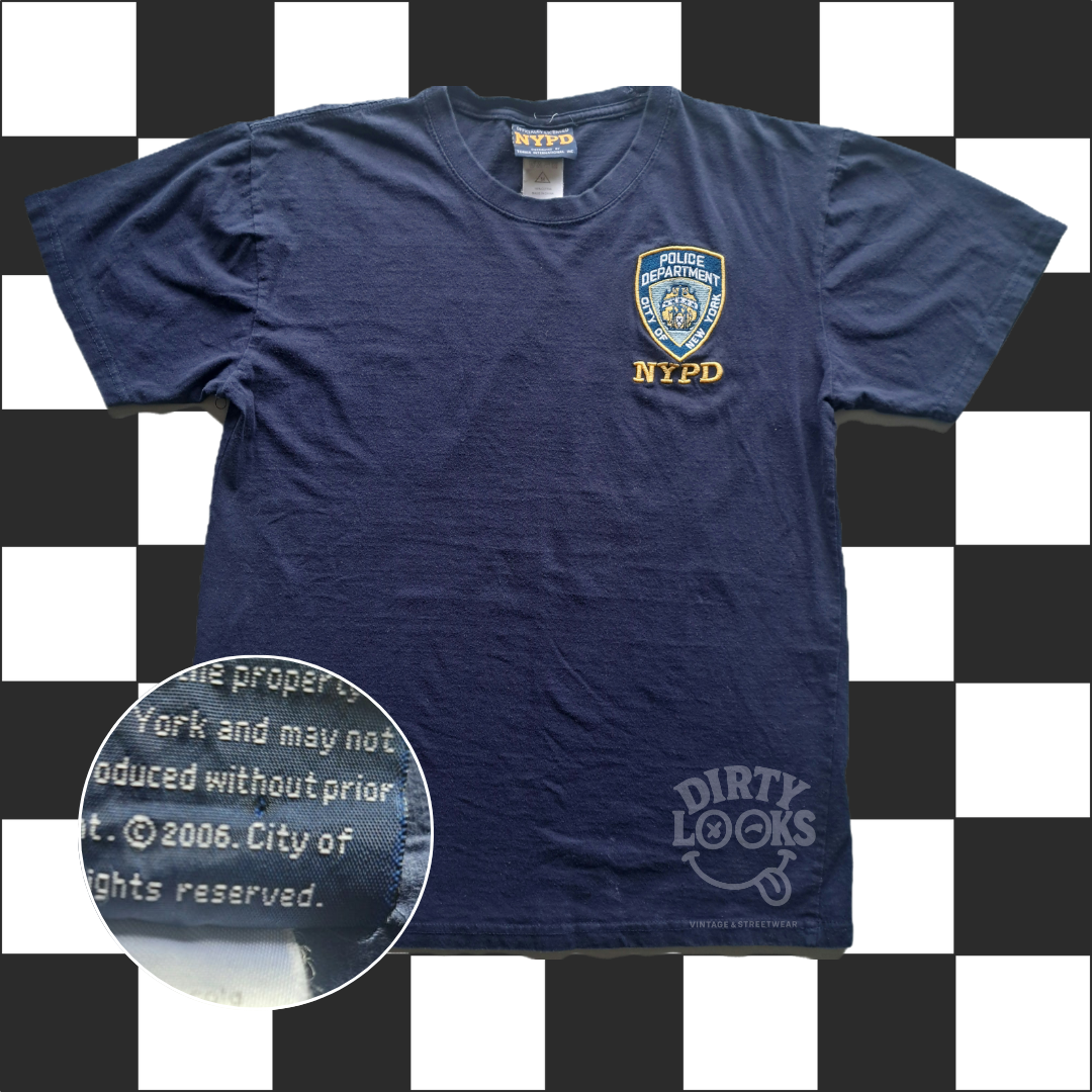 2006 NYPD T-Shirt with Embroidered Patch