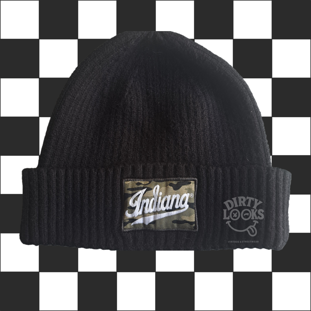 Indiana Hoosiers Camo Patch Knit Hat