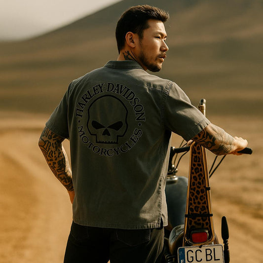 Harley-Davidson Short Sleeve Woven Shirt