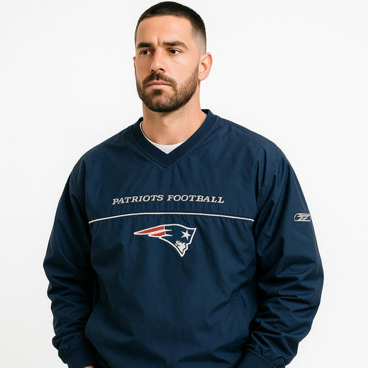 New England Patriots NFL Pullover Windbreaker Jacket