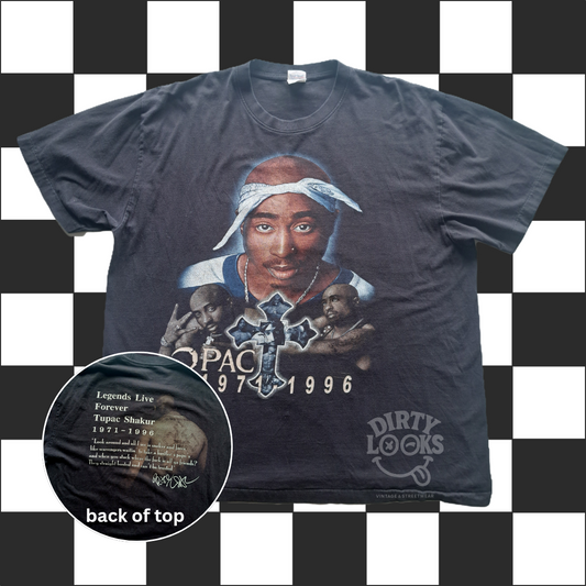 Vintage 90's Tupac Shakur Rap T-Shirt